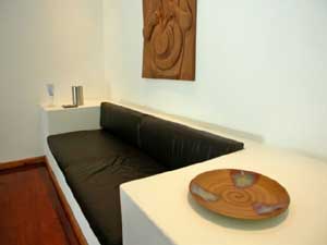 2 person superior suite with mountain view, waterbed, private facilities (bath and shower), and breakfast